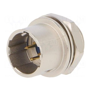 Connector: circular | HR10 | push-pull | socket | 2A | gold-plated | male