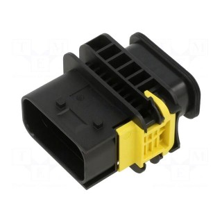 Connector: automotive | male | socket | PIN: 12 | Type: w/o contacts