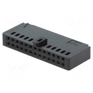 Plug | wire-board | female | AMPMODU MOD IV | 2.54mm | PIN: 26 | straight
