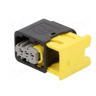Connector: automotive | female | plug | for cable | PIN: 3 | grey | IP67