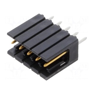 Connector: wire-board | socket | male | Plating: tinned | PIN: 5 | 2.54mm