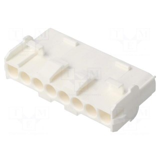 Connector: wire-wire | plug/socket | male/female | 6.35mm | PIN: 8 | 1x8