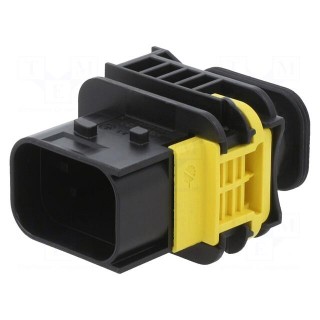 Connector: automotive | male | socket | PIN: 8 | Type: w/o contacts
