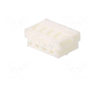 Plug | wire-board | female | CT | 2mm | PIN: 4 | w/o contacts | for cable
