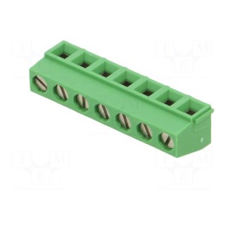 PCB terminal block | angled 90° | 5mm | ways: 7 | on PCBs | 0.03÷1.5mm2