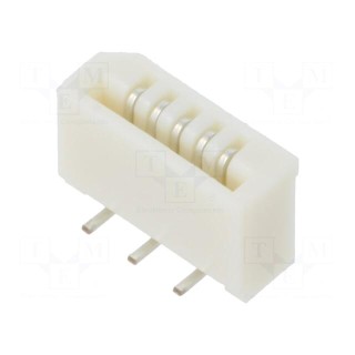Connector: FFC/FPC | Easy-On | PIN: 5 | SMT | vertical | Plating: tinned