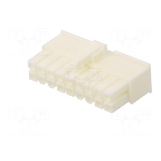 Plug | wire-wire/PCB | female | Mini-Fit Jr | 4.2mm | PIN: 18 | for cable