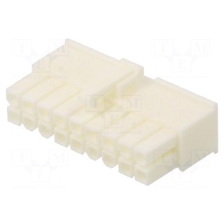 Plug | wire-wire/PCB | female | Mini-Fit Jr | 4.2mm | PIN: 18 | for cable
