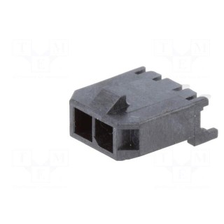 Socket | wire-board | male | Micro-Fit 3.0 | 3mm | PIN: 2 | 5A