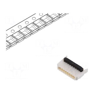 Connector: FFC/FPC | horizontal | PIN: 8 | SMT | FBH1 | 50V | 500mA | 0.5mm