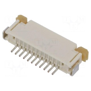 Connector: FFC/FPC | horizontal | PIN: 11 | top contacts,ZIF | SMT