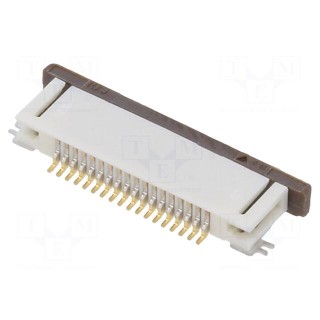 Connector: FFC/FPC | horizontal | PIN: 18 | bottom contacts,ZIF | SMT