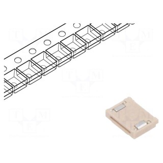 Connector: FFC/FPC | Easy-On | PIN: 6 | SMT | horizontal | 50V | 500mA