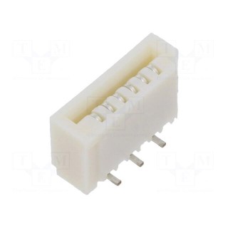 Connector: FFC/FPC | vertical | PIN: 6 | Non-ZIF | SMT | Easy-On | 50V