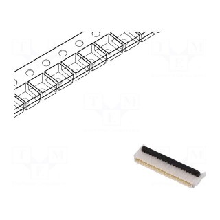 Connector: FFC/FPC | horizontal | PIN: 20 | SMT | FBH1 | 50V | 500mA | 0.5mm