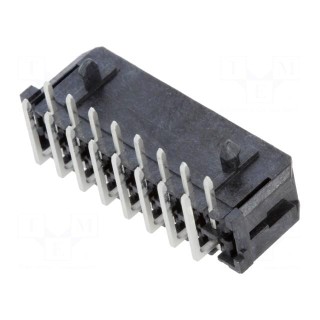 Socket | wire-board | male | Micro-Fit 3.0 | 3mm | PIN: 16 | THT | on PCBs