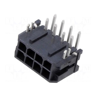 Connector: wire-board | Micro-Fit 3.0 | PIN: 8 | socket | male | 3mm