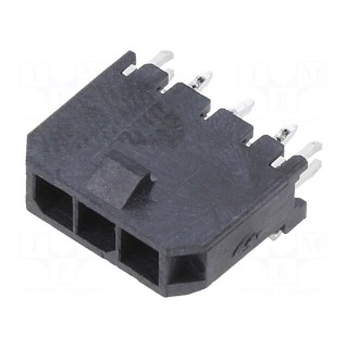 Socket | wire-board | male | Micro-Fit 3.0 | 3mm | PIN: 3 | 5A