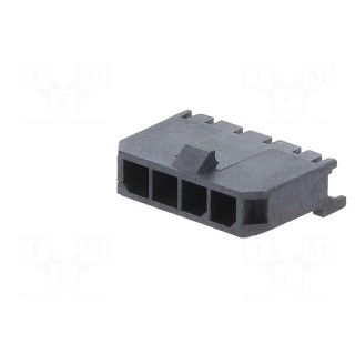 Socket | wire-board | male | Micro-Fit 3.0 | 3mm | PIN: 4 | 5A