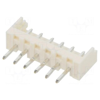 Socket | wire-board | male | Micro-Latch | 2mm | PIN: 6 | THT | on PCBs | 2A