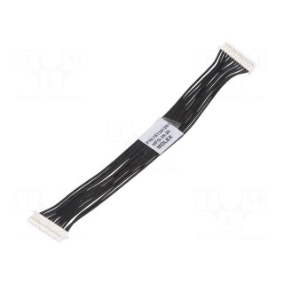 Ribbon cable with connectors | 0.1m | with leads | PIN: 12 | 125V | 1A