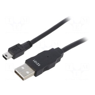USB A - MINI-B 1.0M BLACK