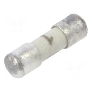 Fuse: fuse | quick blow | 1A | 125VAC | 125VDC | ceramic,cylindrical