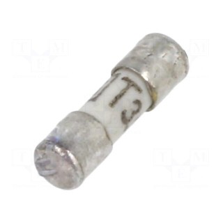 Fuse: fuse | time-lag | 3.15A | 125VAC | 125VDC | ceramic,cylindrical