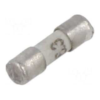 Fuse: fuse | time-lag | 6.3A | 125VAC | 125VDC | ceramic,cylindrical