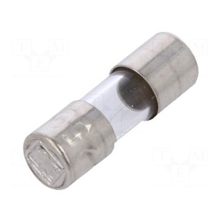 Fuse: fuse | quick blow | 0.1A | 250VAC | cylindrical,glass | 5x15mm