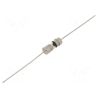 Fuse: fuse | quick blow | 0.5A | 350VAC | cylindrical,glass | 5x15mm