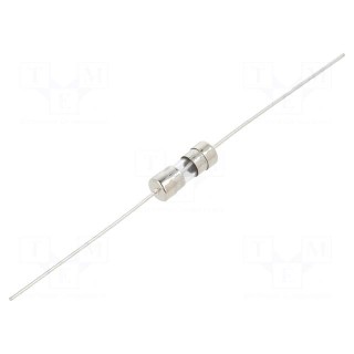 Fuse: fuse | quick blow | 0.6A | 250VAC | cylindrical,glass | 5x15mm