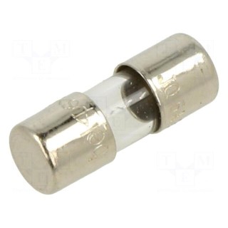 Fuse: fuse | quick blow | 5A | 350VAC | cylindrical,glass | 5x15mm | 2JQ