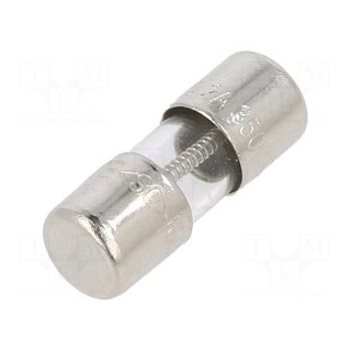 Fuse: fuse | time-lag | 2A | 350VAC | cylindrical,glass | 5x15mm | brass