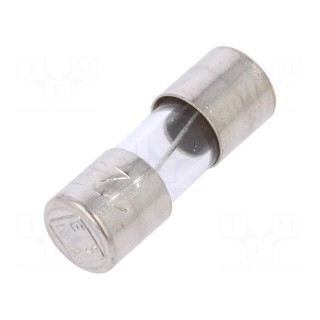 Fuse: fuse | time-lag | 5A | 125VAC | cylindrical,glass | 5x15mm