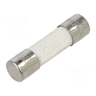 Fuse: fuse | quick blow | 1.6A | 250VAC | ceramic | 5x20mm | brass | FCD