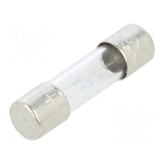 Fuse: fuse | quick blow | 1A | 250VAC | cylindrical,glass | 5x20mm | 5MF