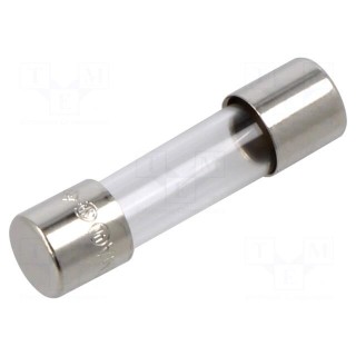 Fuse: fuse | quick blow | 1A | 250VAC | cylindrical,glass | 5x20mm | GMA