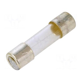 Fuse: fuse | quick blow | 200mA | 250VAC | cylindrical,glass | 5x20mm
