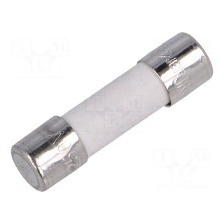 Fuse: fuse | quick blow | 3.15A | 250VAC | ceramic,cylindrical | 5x20mm