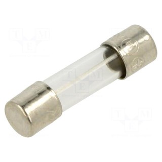 Fuse: fuse | quick blow | 3.5A | 125VAC | cylindrical,glass | 5x20mm