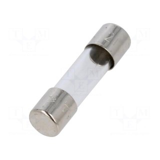 Fuse: fuse | quick blow | 4A | 125VAC | cylindrical,glass | 5x20mm | D1