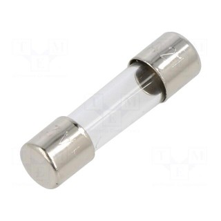 Fuse: fuse | quick blow | 630mA | 220VAC | cylindrical,glass | 5x20mm