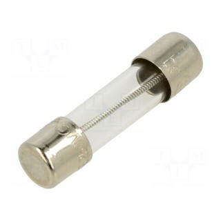Fuse: fuse | time-lag | 1.6A | 250VAC | cylindrical,glass | 5x20mm | 5ET