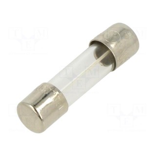 Fuse: fuse | time-lag | 160mA | 250VAC | cylindrical,glass | 5x20mm