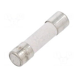 Fuse: fuse | time-lag | 1A | 250VAC | ceramic,cylindrical | 5x20mm