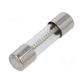 Fuse: fuse | time-lag | 2A | 250VAC | cylindrical,glass | 5x20mm | copper