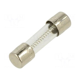 Fuse: fuse | time-lag | 4A | 125VAC | cylindrical | 5x20mm | brass | 5TT