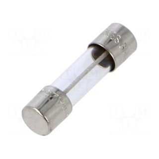 Fuse: fuse | time-lag | 500mA | 250VAC | cylindrical,glass | 5x20mm