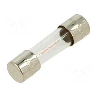 Fuse: fuse | time-lag | 50mA | 250VAC | cylindrical,glass | 5x20mm | S506